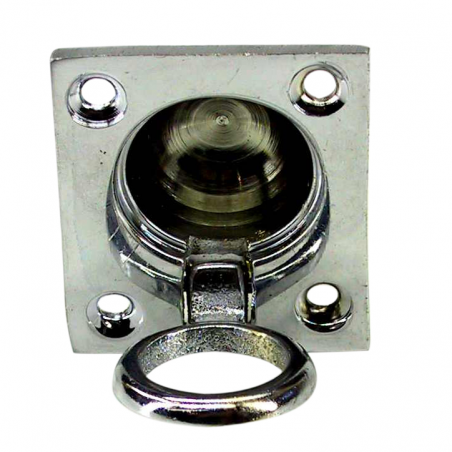 Dørkbeslag i forkromet messing - 5