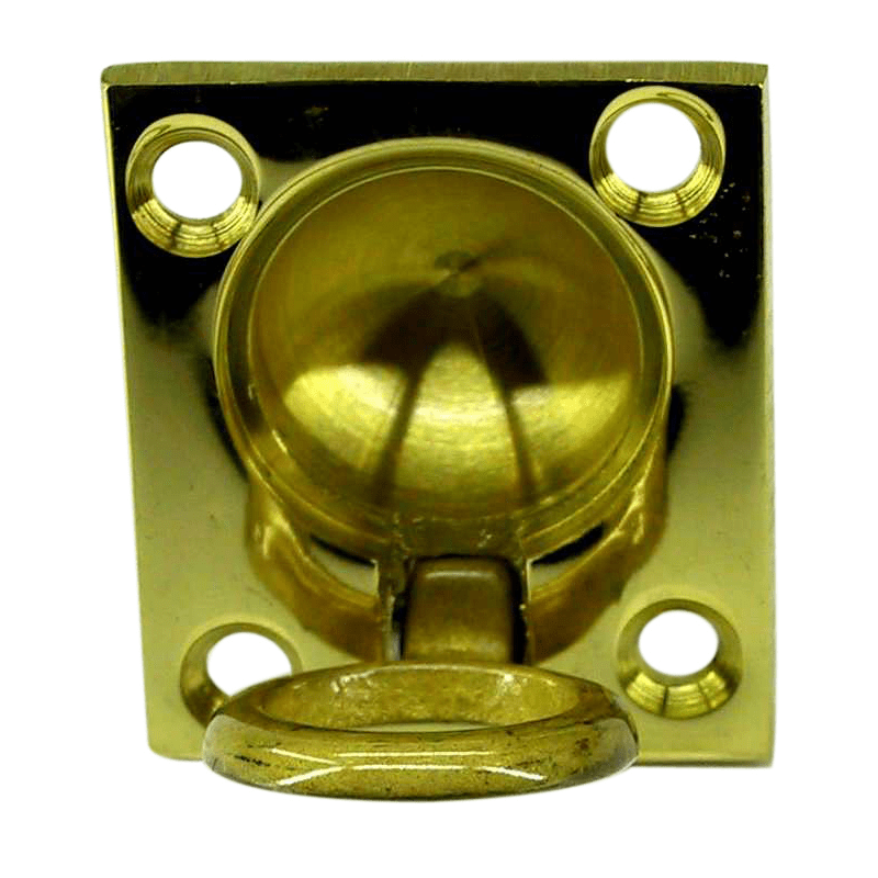 Dørkbeslag i poleret messing - 4