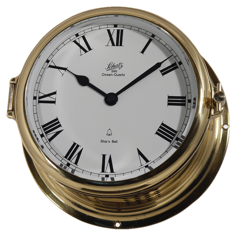 Schatz Royal skibsure Ø 130 i lakeret messing - 2