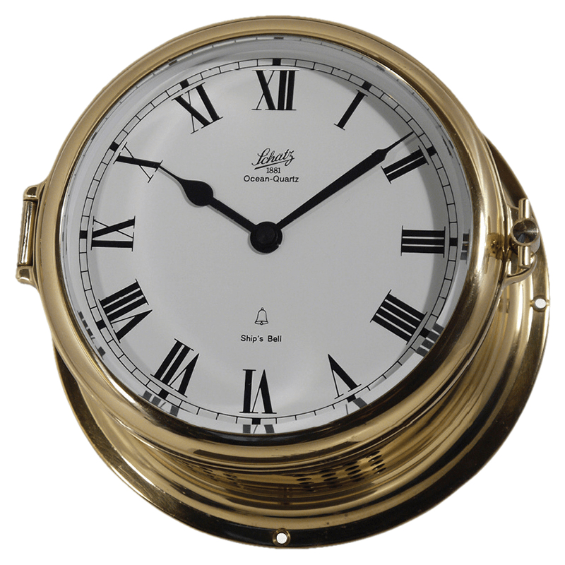 Schatz Royal skibsure Ø 130 i lakeret messing - 4