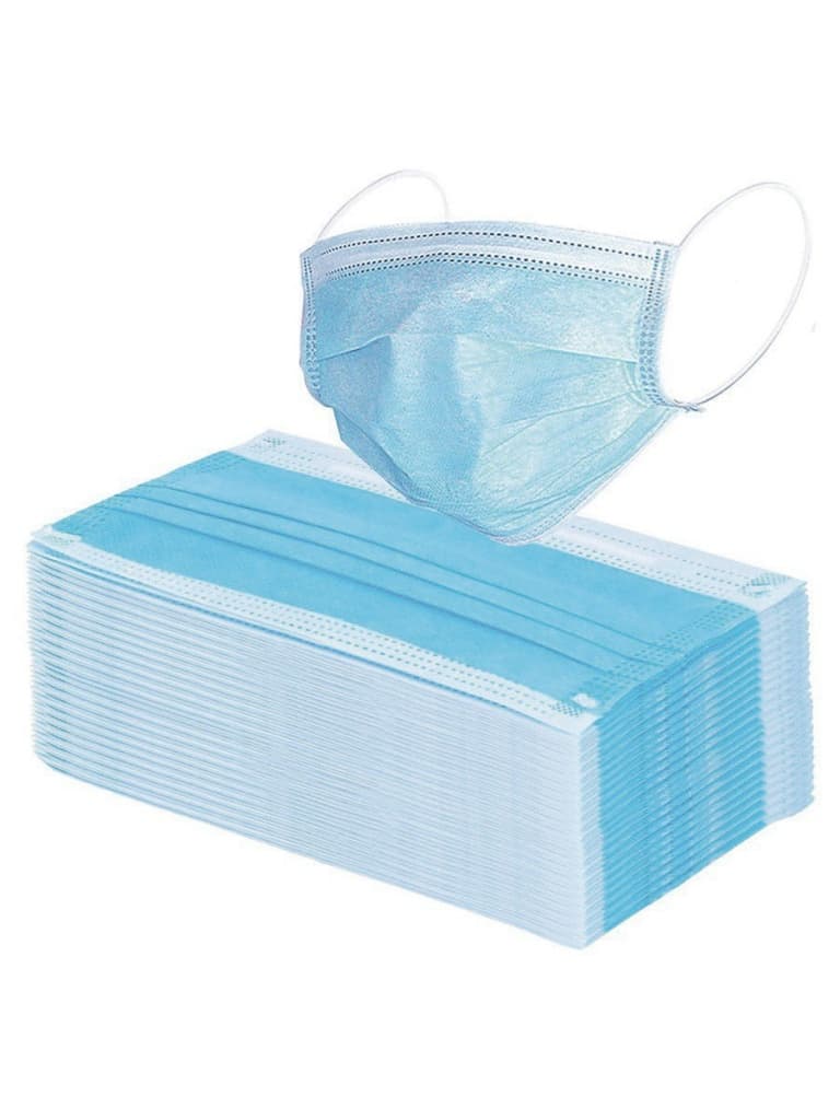 Маска медицинская 3-х слойная, 50 шт
