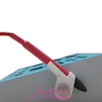 Рукоятка коагуляции аппарата МикроТерм 70 мм красная (фото)