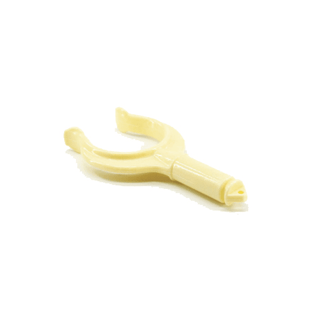 Ånggaffel i vit plast - 2