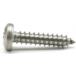 Självgängande skruv med panhuvuden och korsande urtag Din 7981 A4 - 2