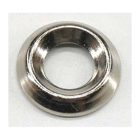 Dekorativ skiva i förnicklad mässing - 6