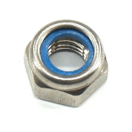 Låsmutter Din 985 rostfritt stål A4 - 2