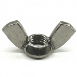 Fløjmøtrik Din 1587 rustfri A4 - 2