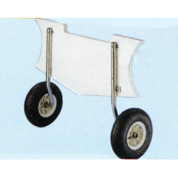 Transport hjulsæt - til gummibåd - 1