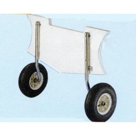 Transport hjulsæt - til gummibåd - 1