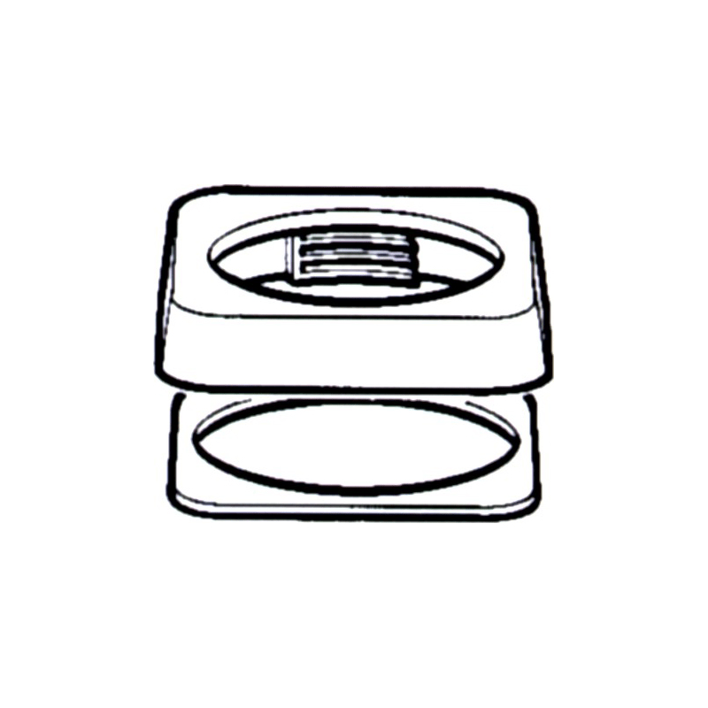 VDO Standardflange 62,5x62,5mm - 1