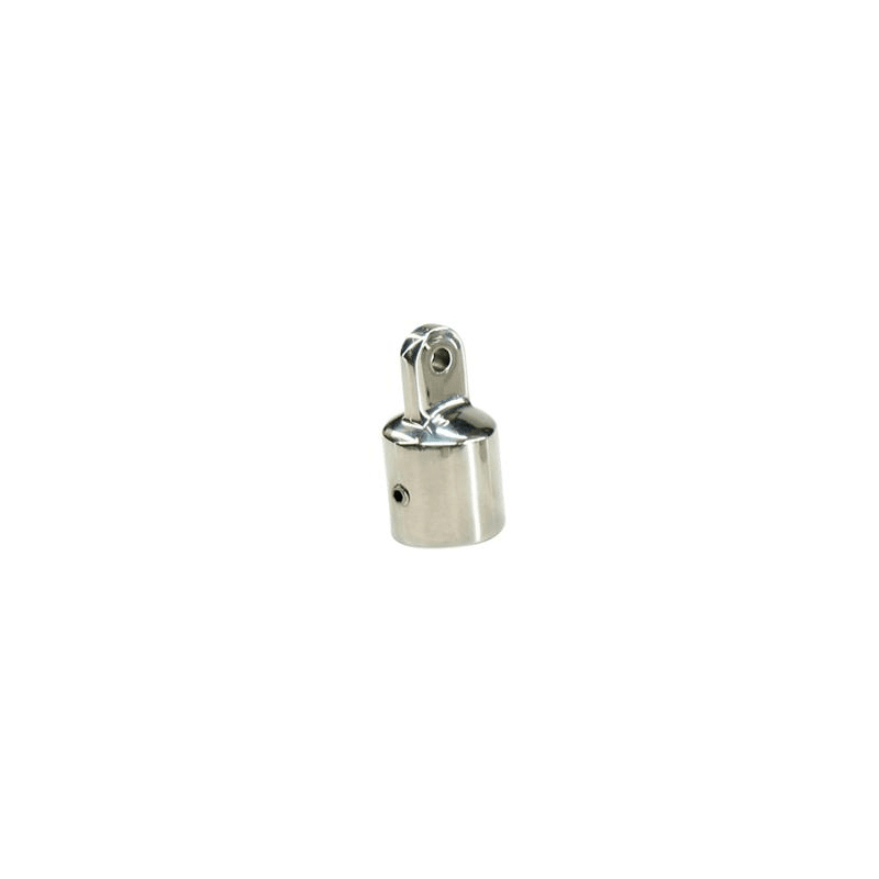 Kalechebeslag top i rustfrit stål 25mm - 1