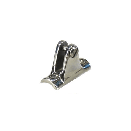 Kalechebeslag dæk i rustfrit stål med hulsleben bundplade - 1