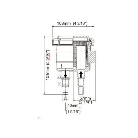 Søvandsfilter - 2 størrelser - 5