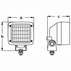 Halogen dækslys model 8517 - 1