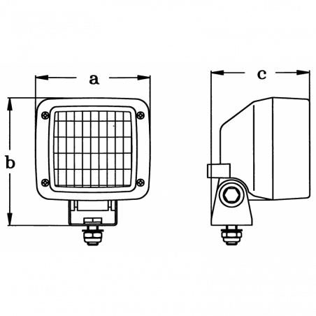 Halogen dækslys model 8517 - 2
