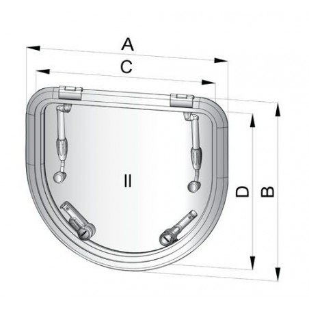 ALTUS ventilationslucka - modell 2