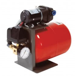 VETUS tryckvattensystem, 12 V, 19 l tank, justerbar tryckvakt