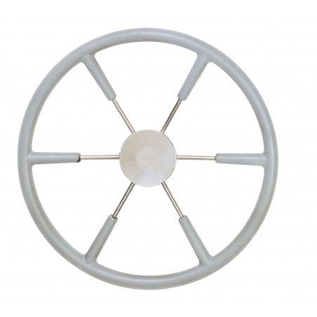 VETUS steering wheel (550 mm - 21") with PU-foam layer grey