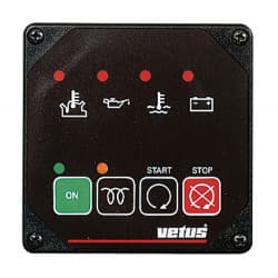 VETUS fjärrkontrollpanel för generatoraggregat