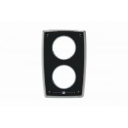 Snygg motorpanel i aluminium, 12 volt (0-5000 varv/min)