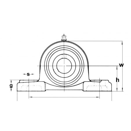 Stödlager i Lagerblock för stabilisering - 2
