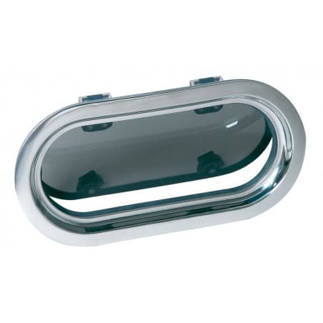 VETUS porthole, S/S (AISI 316), AI, utskärningsstorlek 322mm, inkl. myggnät