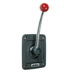 VETUS 1-grepps fjärrkontroll, sidomonterad, handtag i rostfritt stål, plasthölje