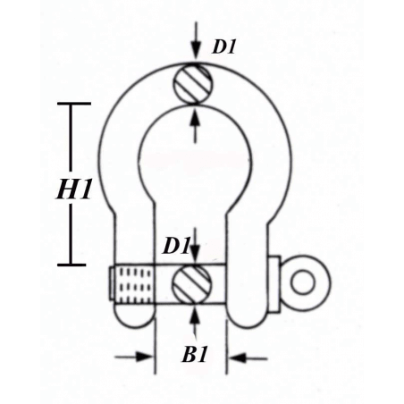 Schackel typ H galvaniserad - 2