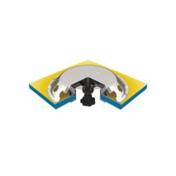 VETUS closable deck ventilator UFO2, SS, incl. plastic trim ring