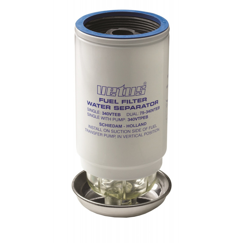 Spin-on filter, 30 micron, Max. 460 l/h 