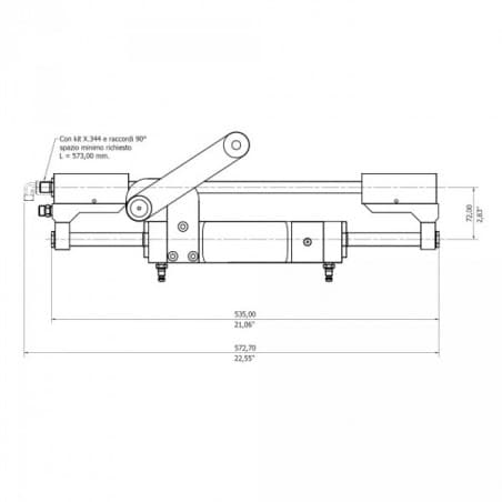 Hydraulcylinder MC300BHD - 2