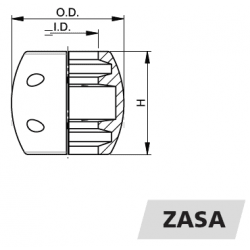 VETUS zinc anode for propeller shaft mounting, 1.75"