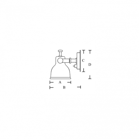 Cabin lampe medium LED 230V - 3