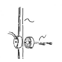T-belt fastgørelsessæt til SUP - 1
