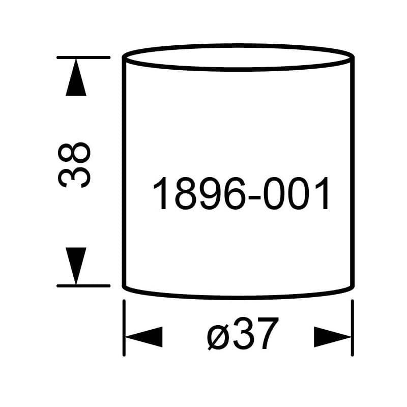 Glas för gruvlampa 170mm - 1