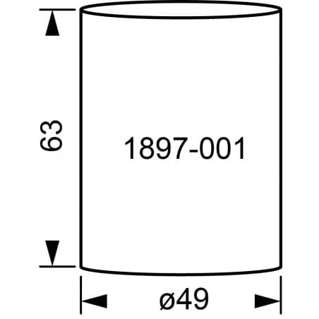 Glas til minelampe 220 mm - 1