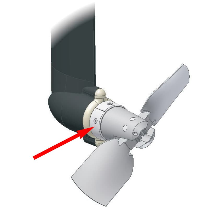 Zinkringssats 2-bladig segeldrivning 13-18" GORI - 1