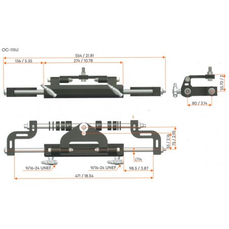 Multisteer udenbords 115hk hydraulisk styring v2 - 2