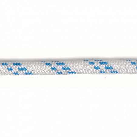 Superfall dubbelflätad - Vit/blå - 1