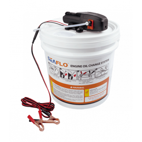 Oliepumpe til olieskift med beholder - 1