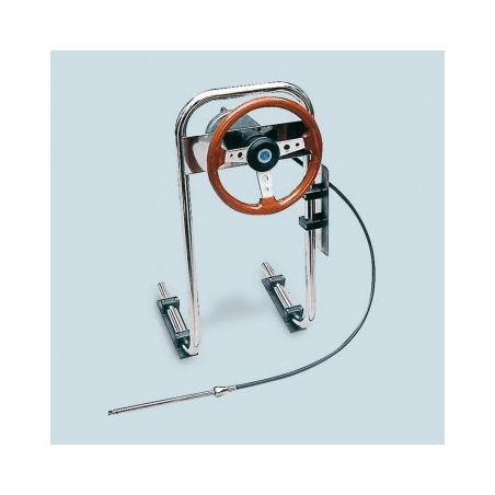 Styrekonsol til gummibåd til montering i dørk - 1