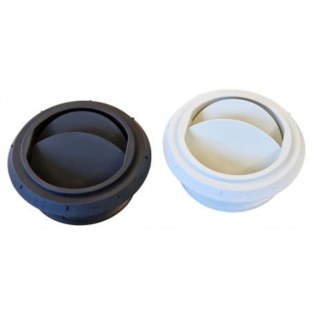 Stängbart luftmunstycke, 90 mm, Webasto