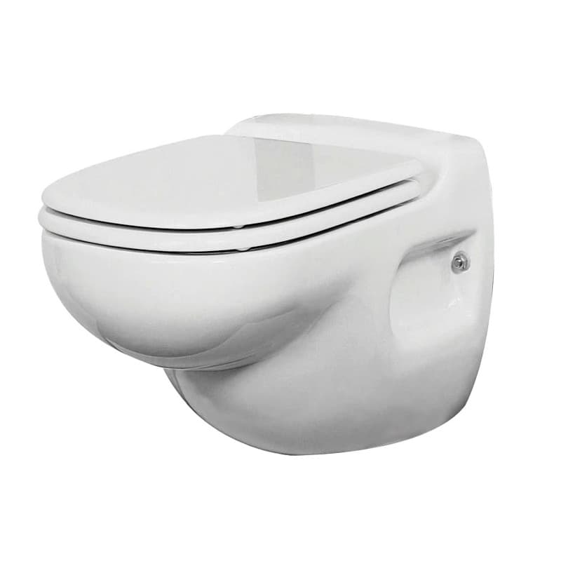 Elektrisk marinetoilet, væghængt, 12V - 1