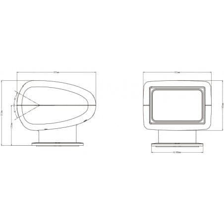 copy of Søgelygte LED fjernstyret 125000cd - 2