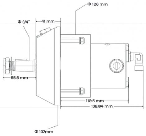 copy of Multisteer udenbords 115hk hydraulisk styring - 2