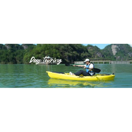 Sit-on-top-kajak för vuxna – gul