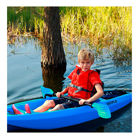 Sit-on-top barnkajak  blå