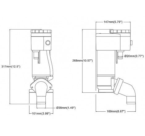 Seaflo toilet ombygning til12V - 1