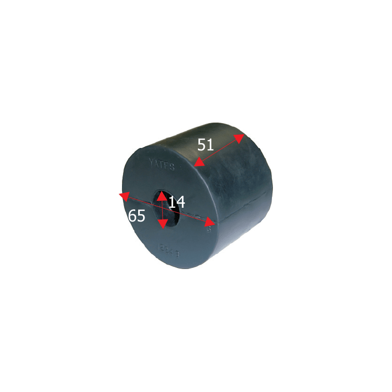 Siderulle bredde 51 mm - 1