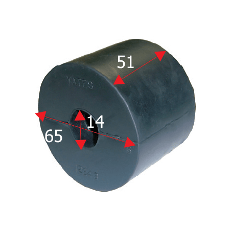 Sidorullens bredd 51 mm - 1